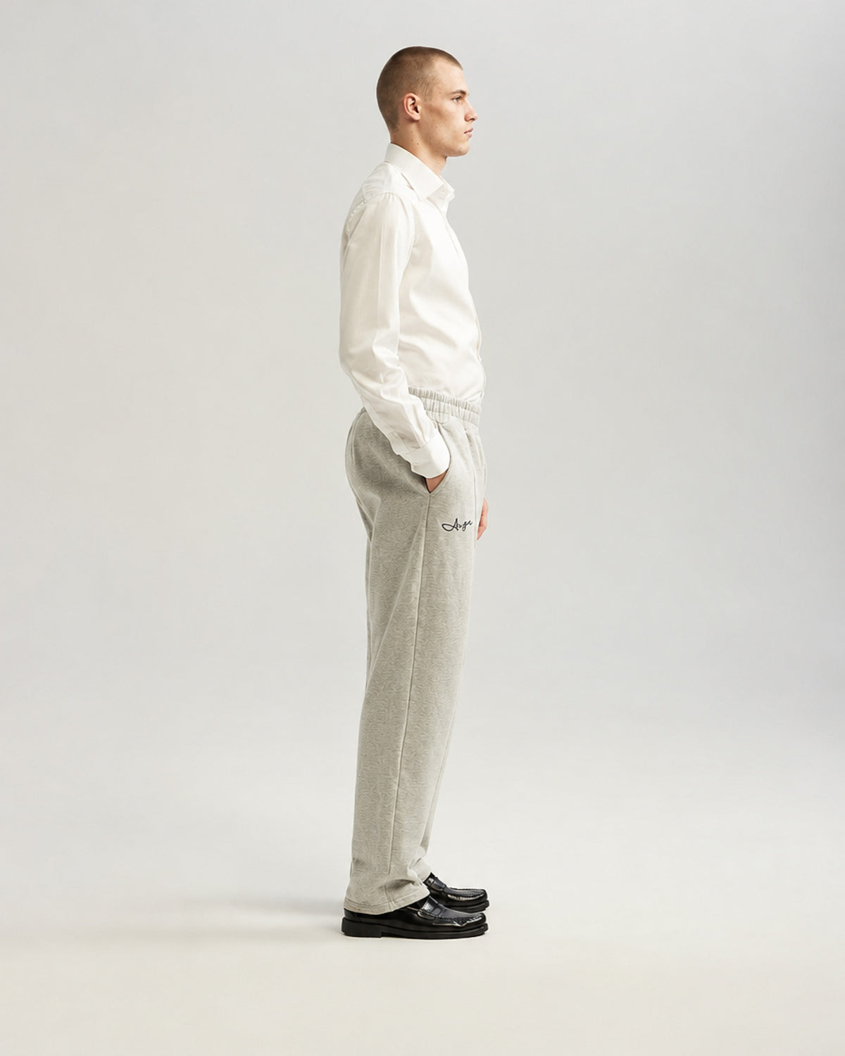 Pleated Sweatpants Grey