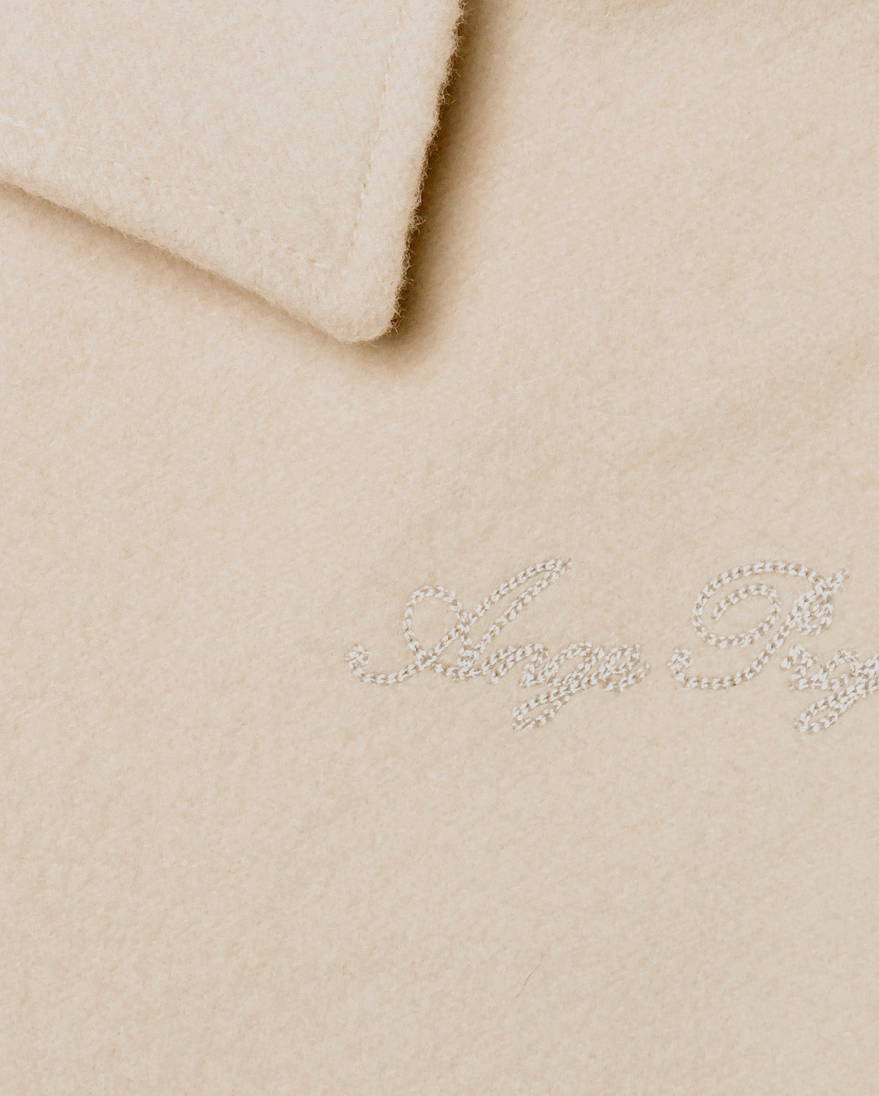 Boiled wool jacket ecru