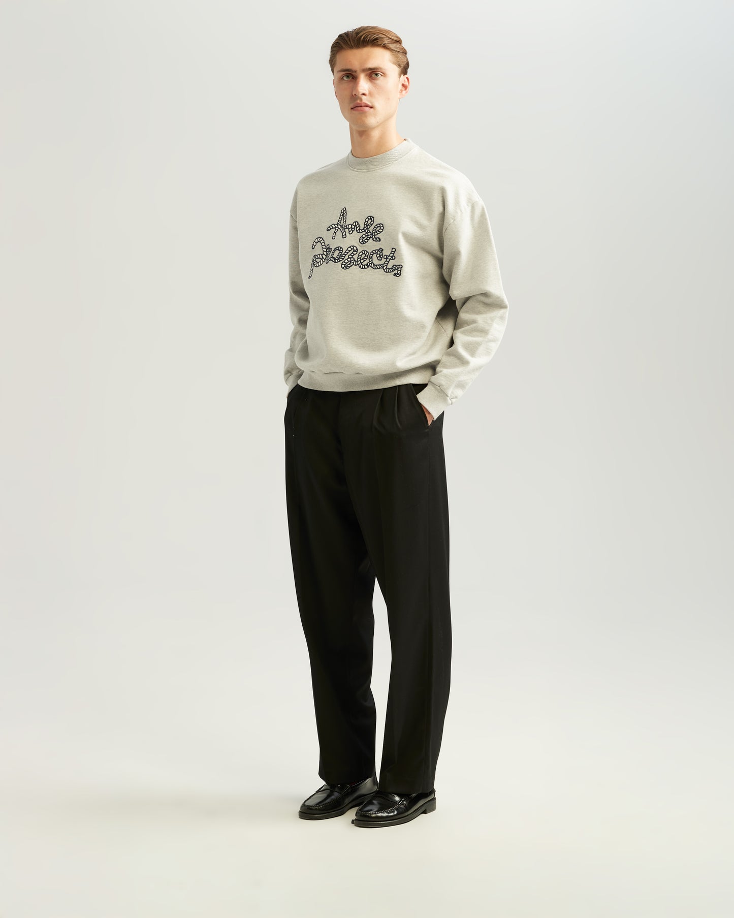 Rope Sweater Grey