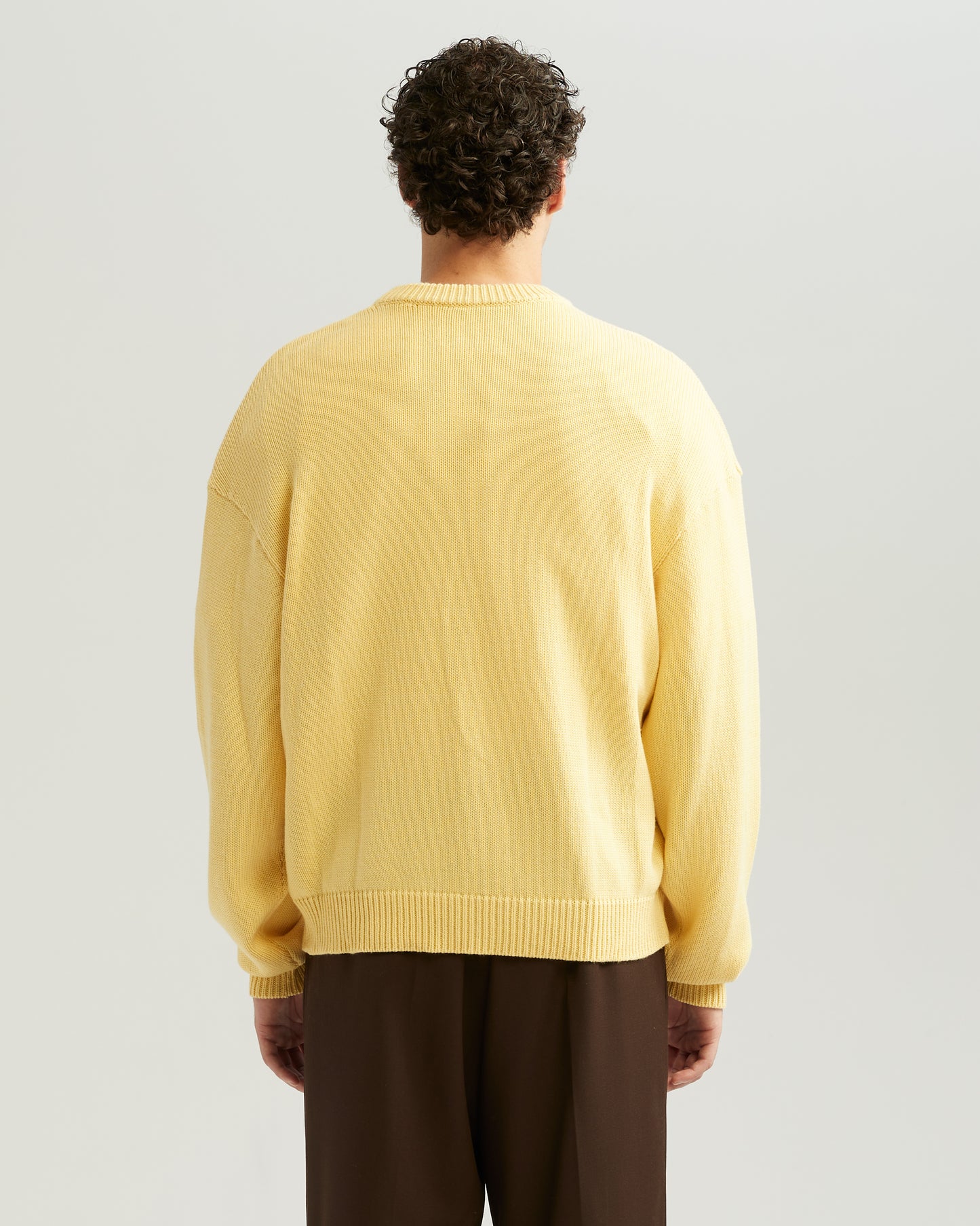 Rope Knit Sweater Yellow