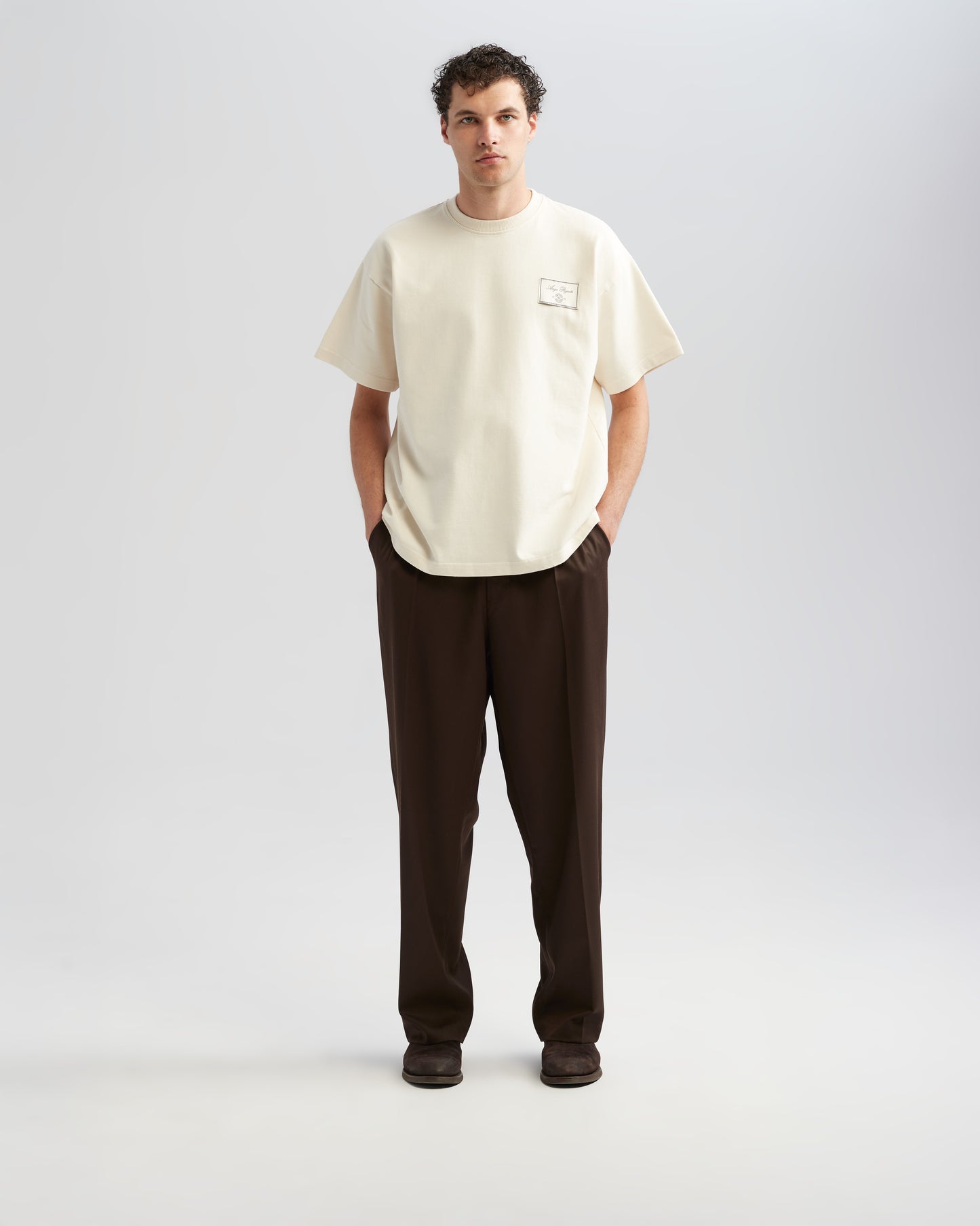 Label Tee Off White