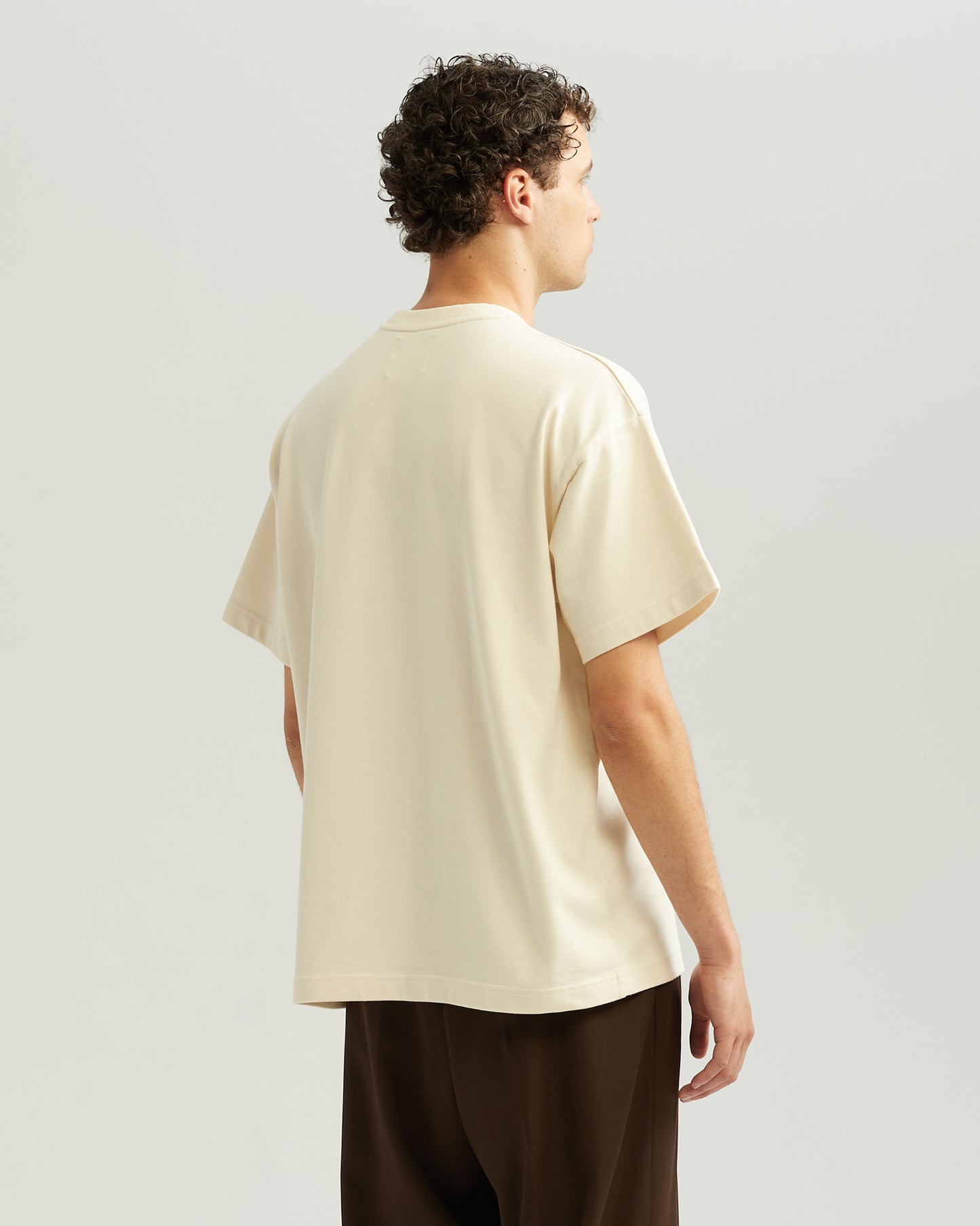 Label Tee Off White