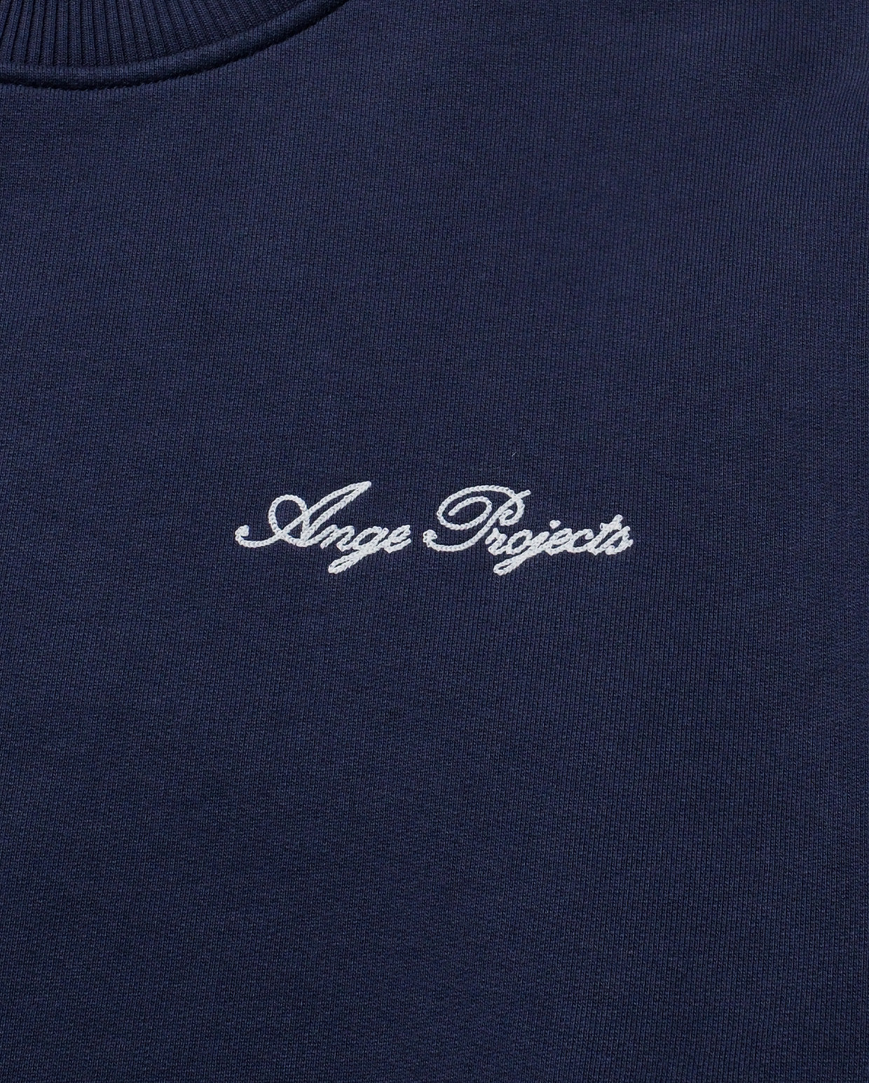 Script logo crewneck navy