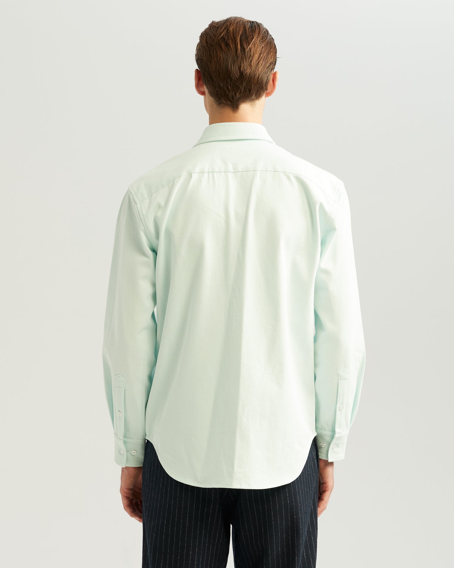 Herringbone Shirt Blue