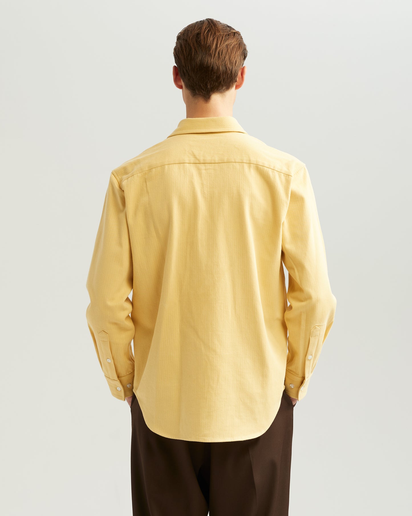 Herringbone Shirt Yellow