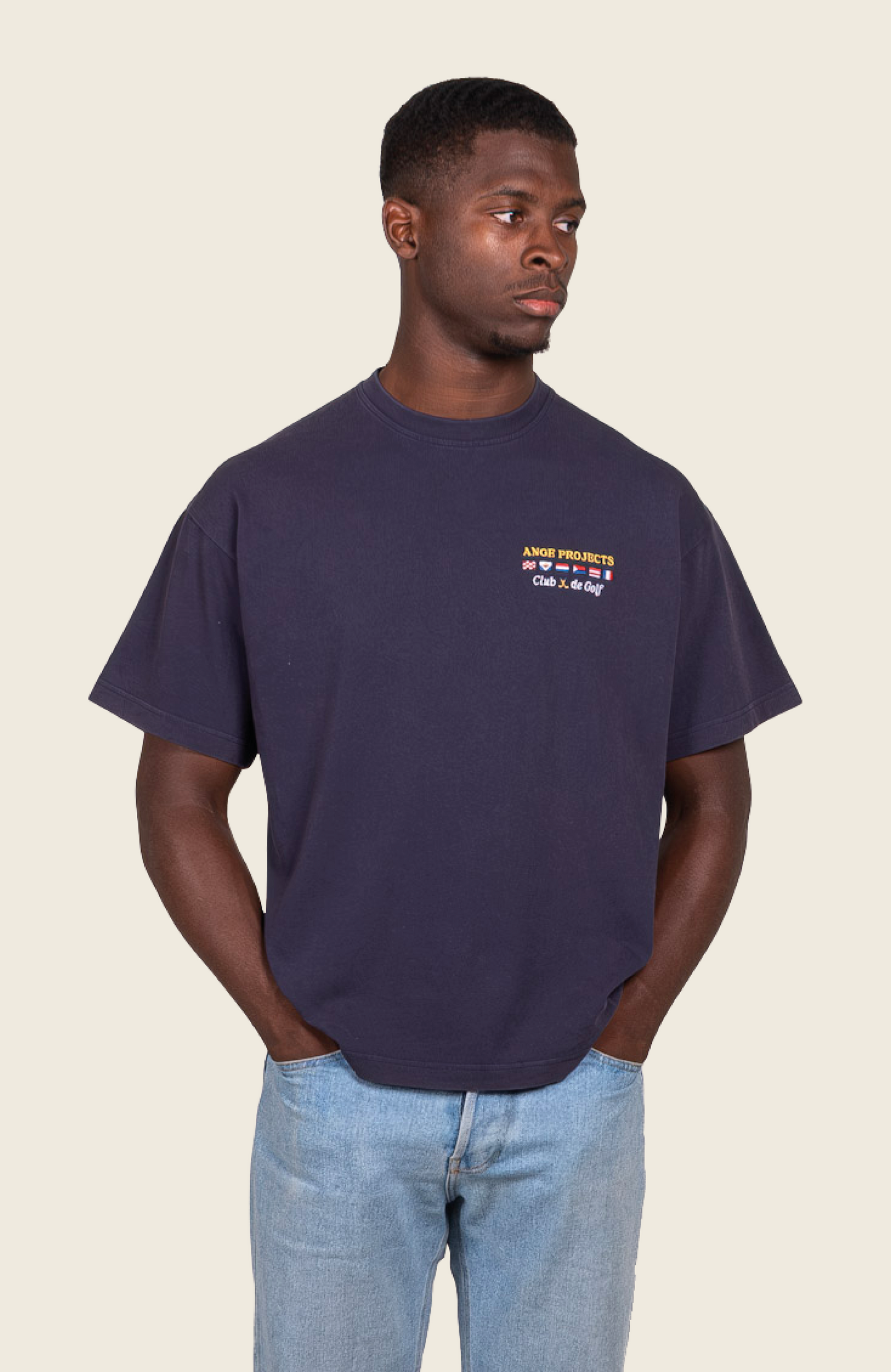 Club de Golf T-shirt Washed Navy Blue