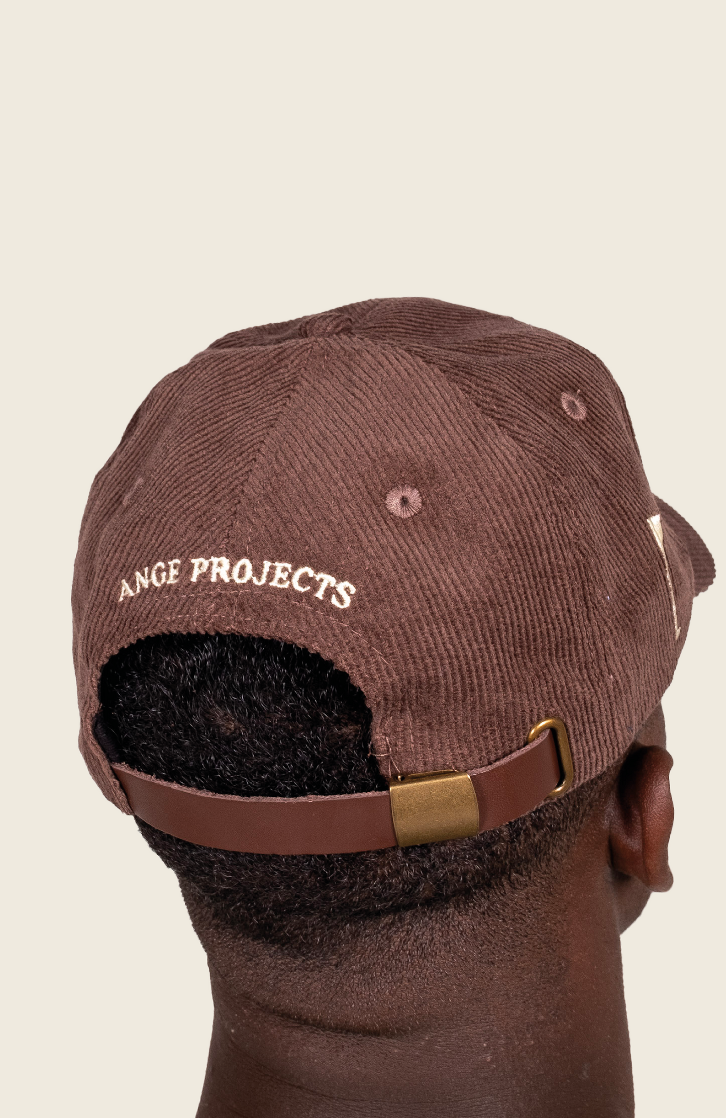 The ANGE Club Corduroy Cap Brown