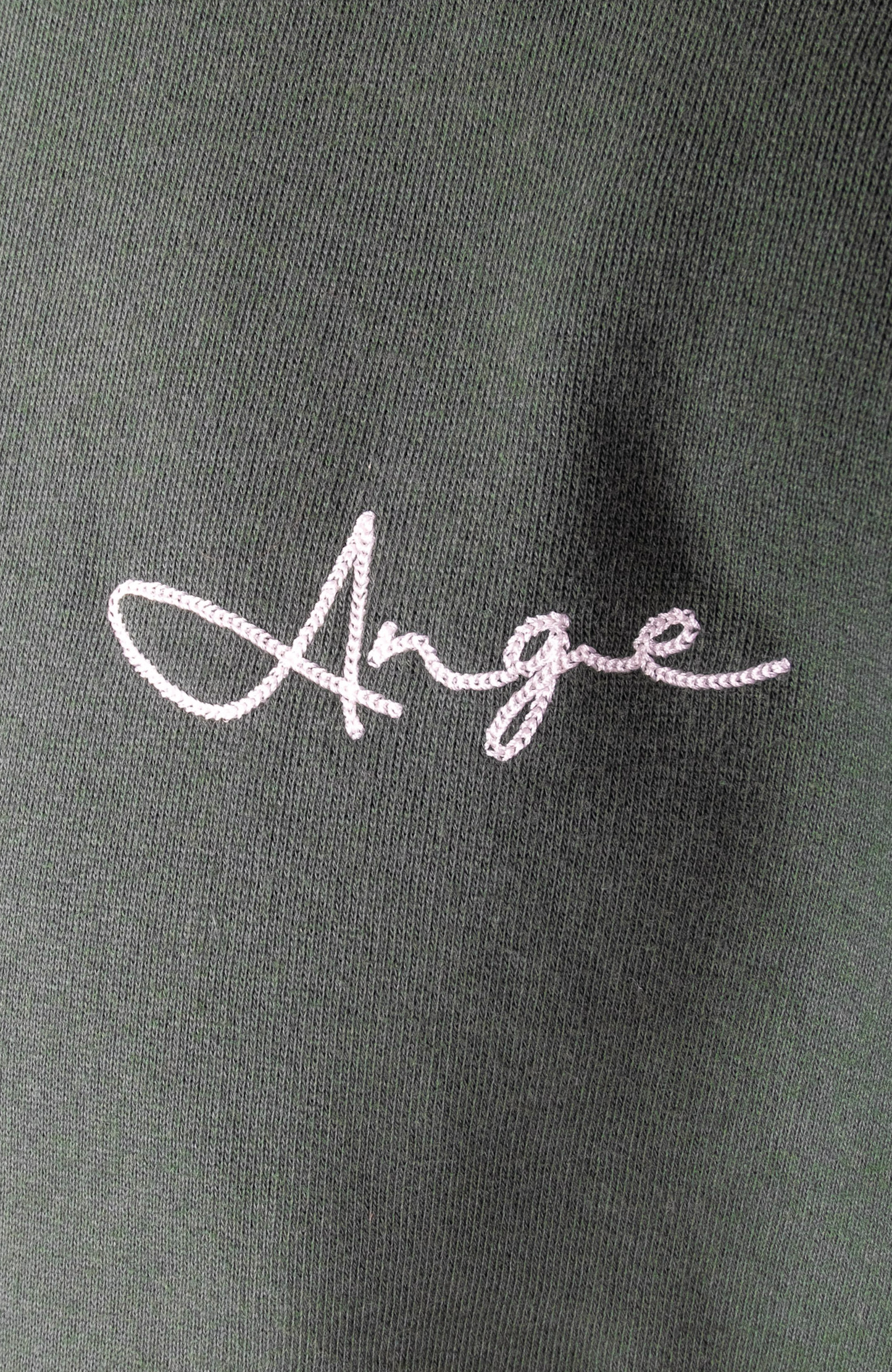 Script Crewneck Green