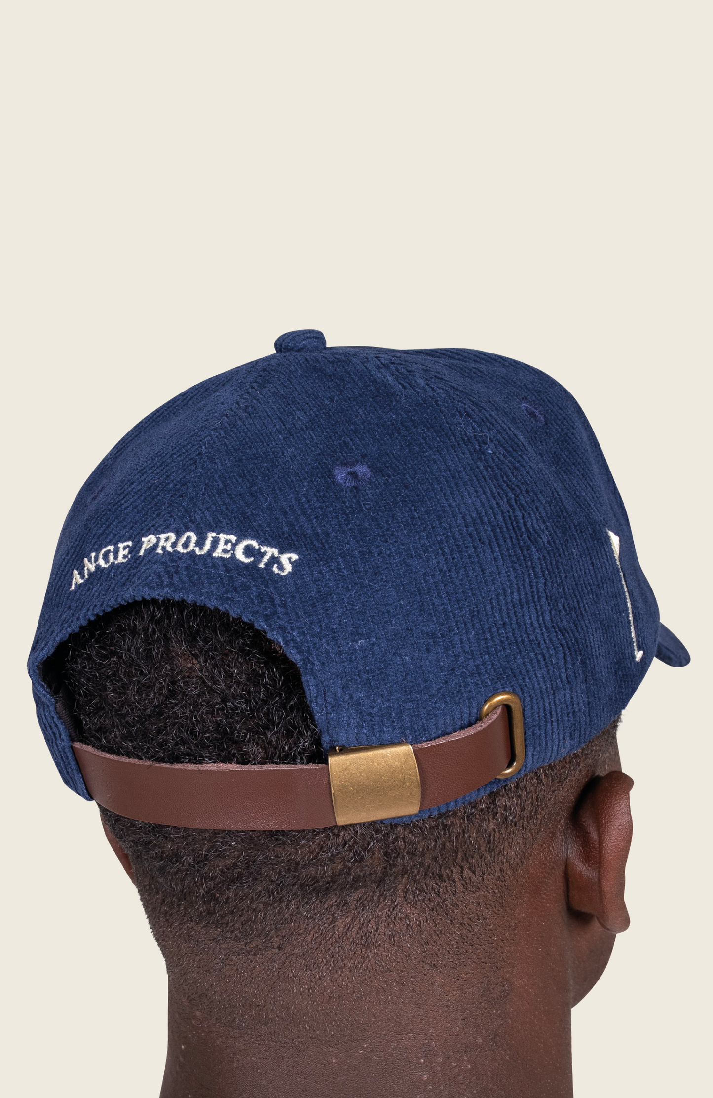 The ANGE Club Corduroy Cap Navy
