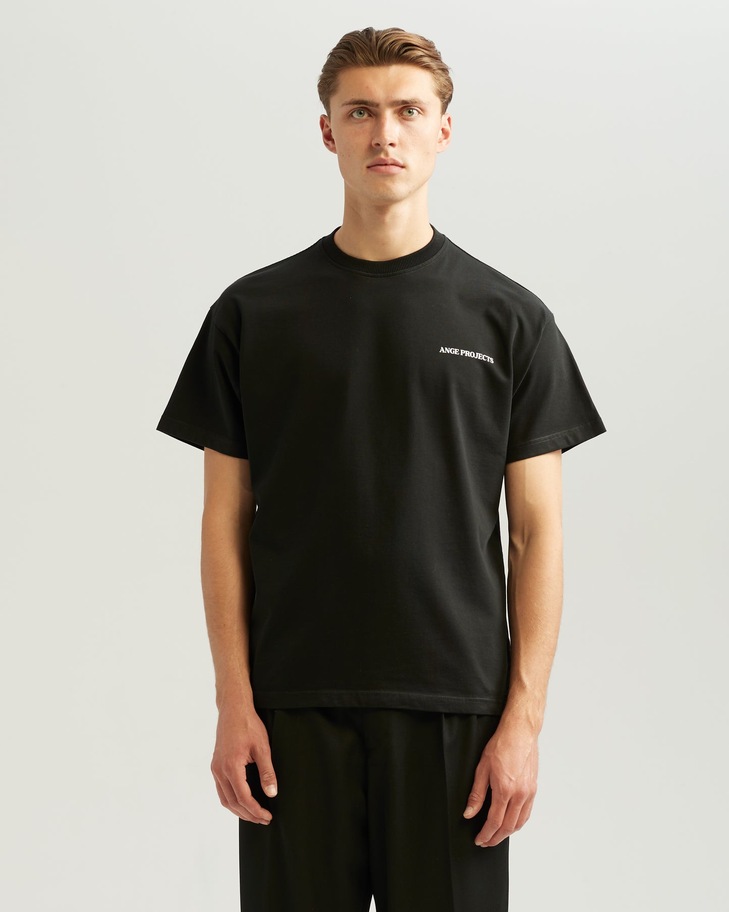 Glass Of Wine Tee Black