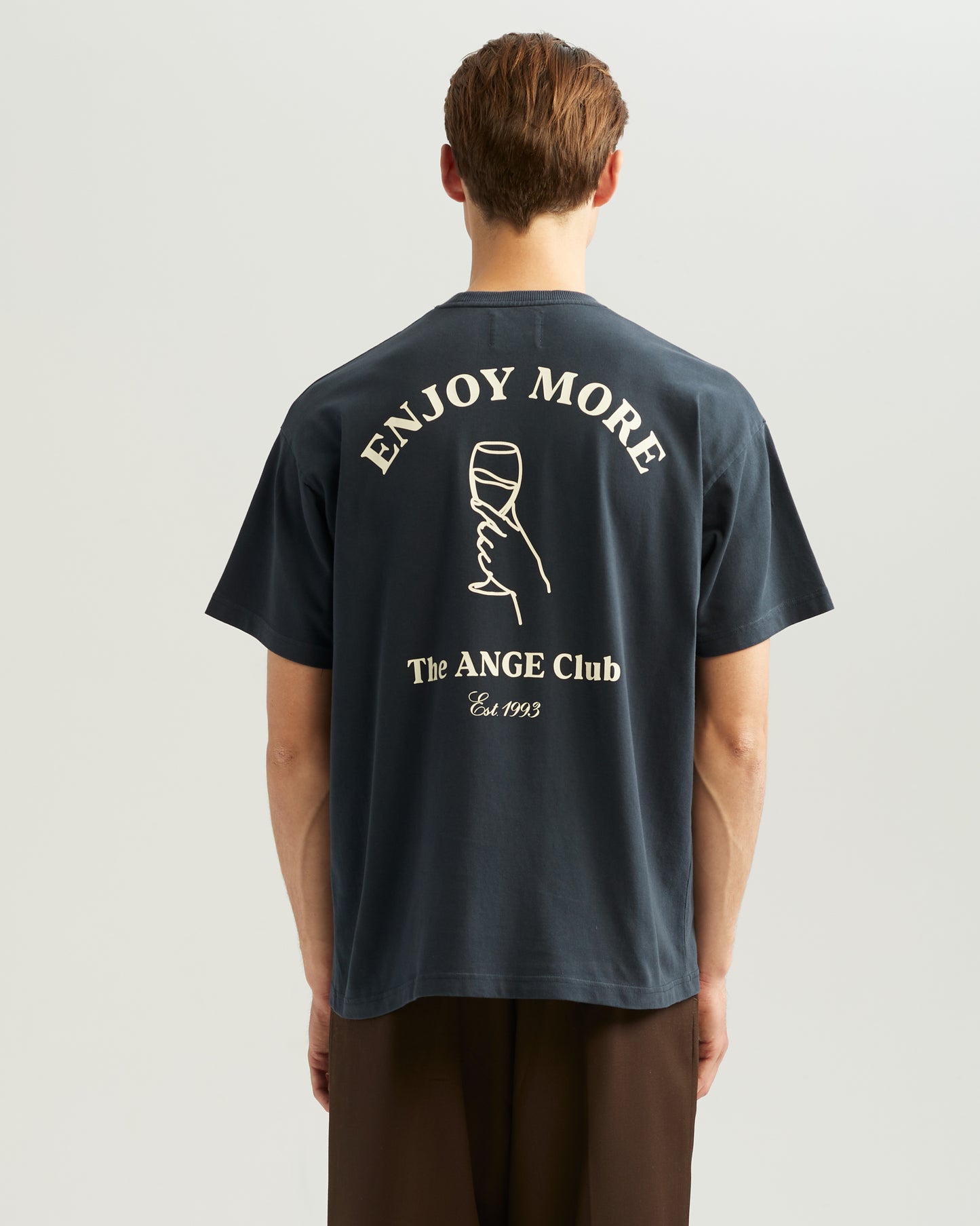 Enjoy More Tee Navy
