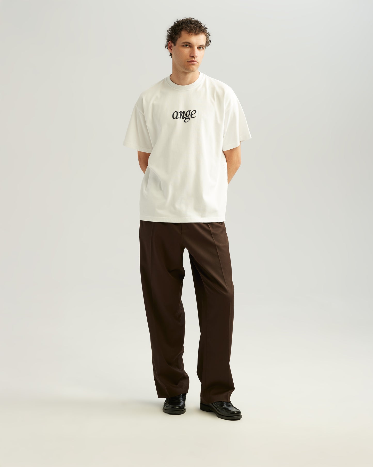 Logo Tee White