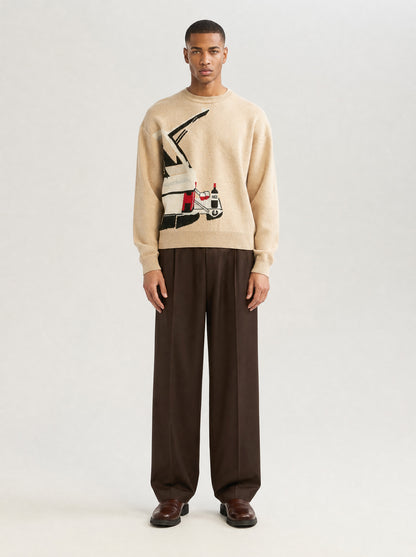 Winedrive Knit Sweater Sand