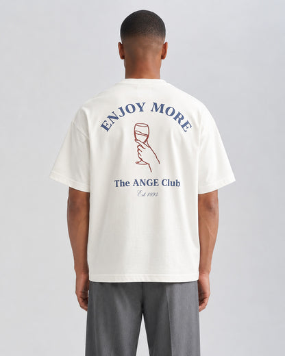 Enjoy More Tee White