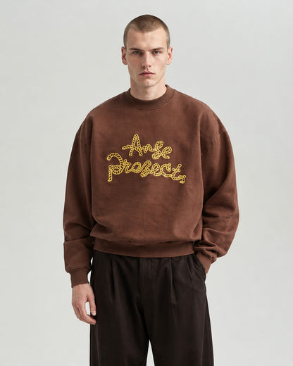 Rope Sweater Brown