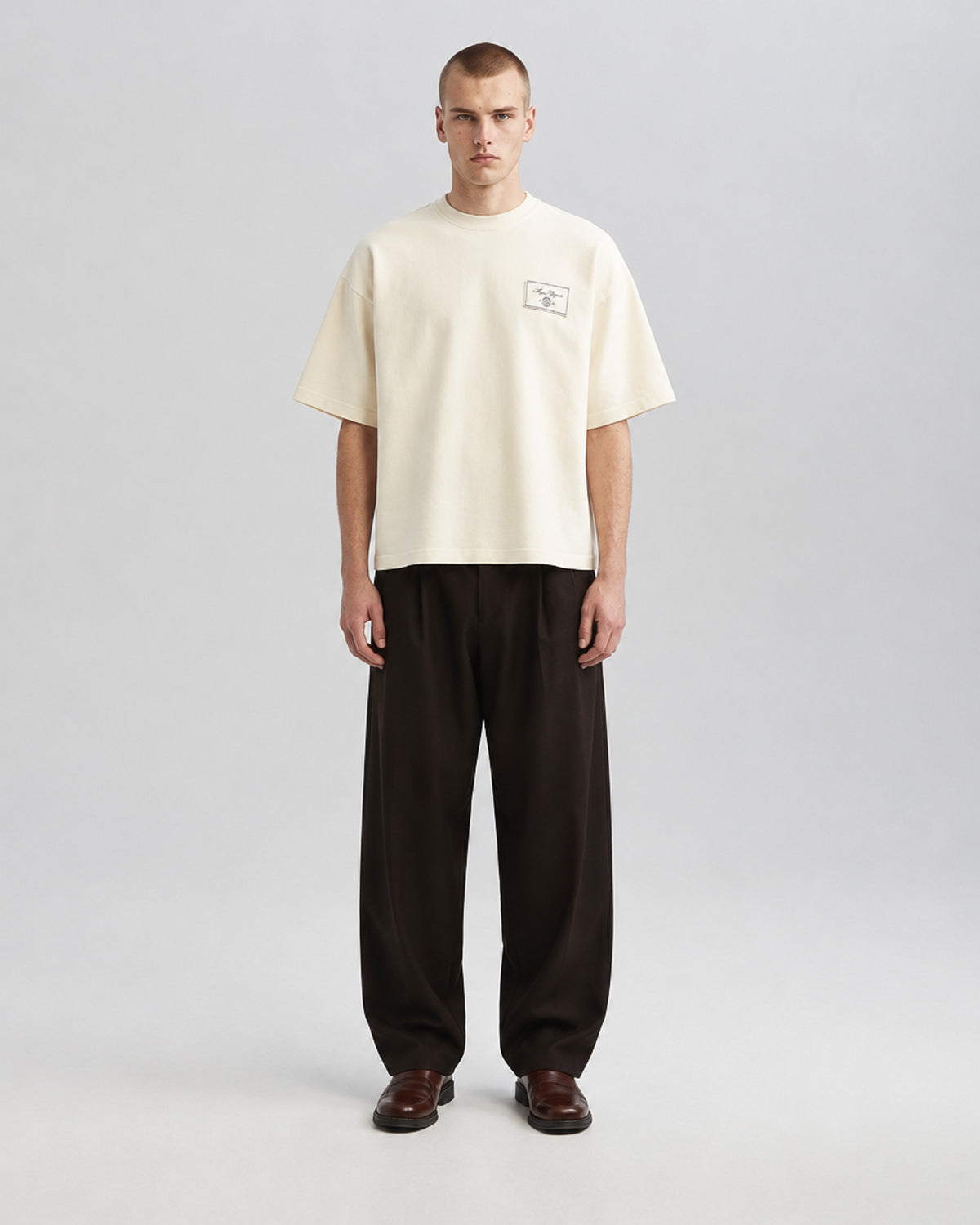 Label Tee Off White