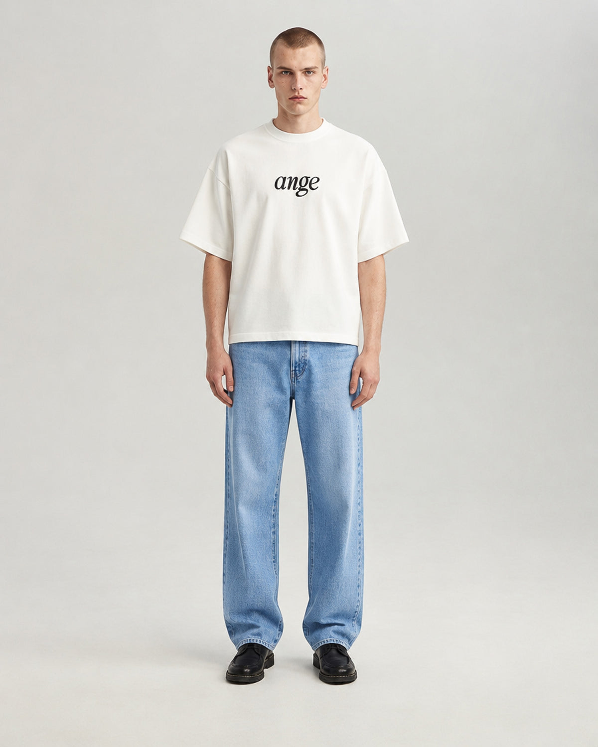 Logo Tee White