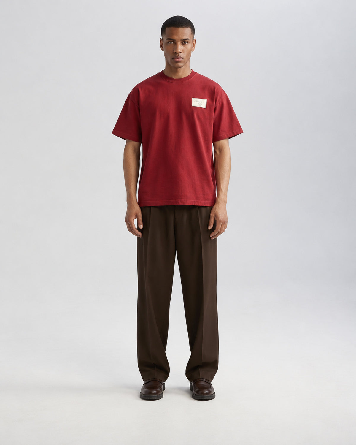 Label Tee Red