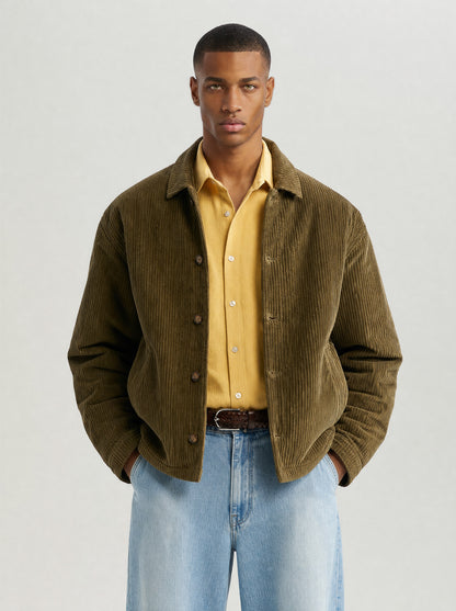 Padded Corduroy Jacket
