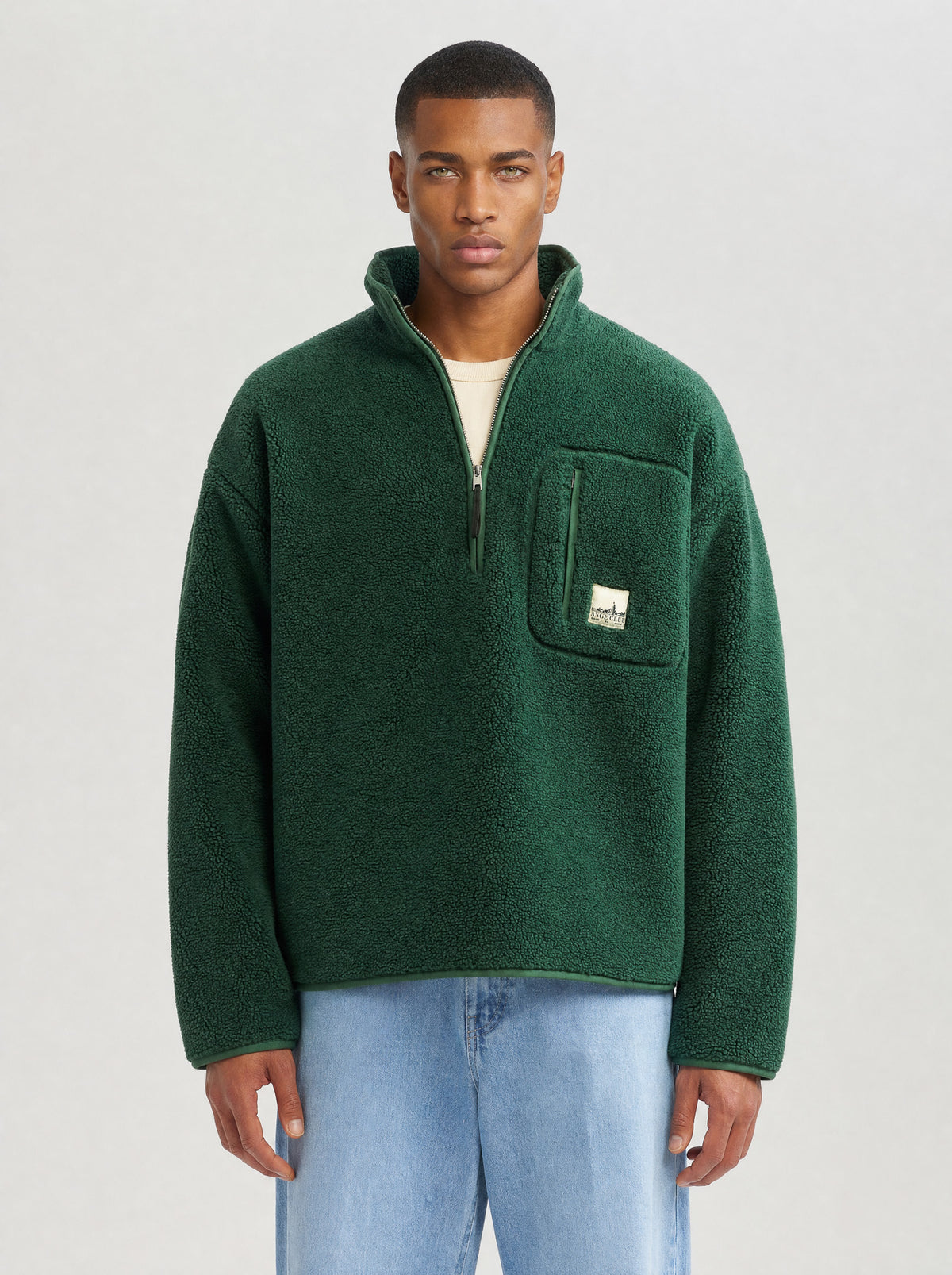Fleece Half-Zip Green