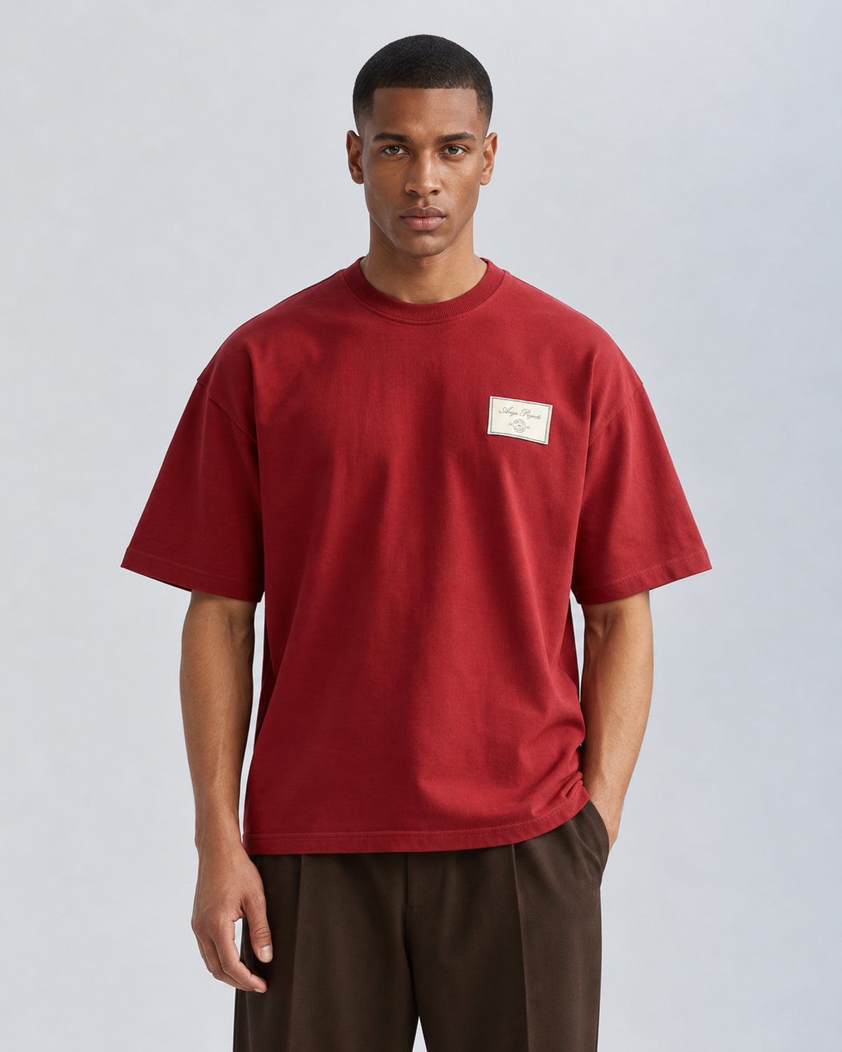 Label Tee Red