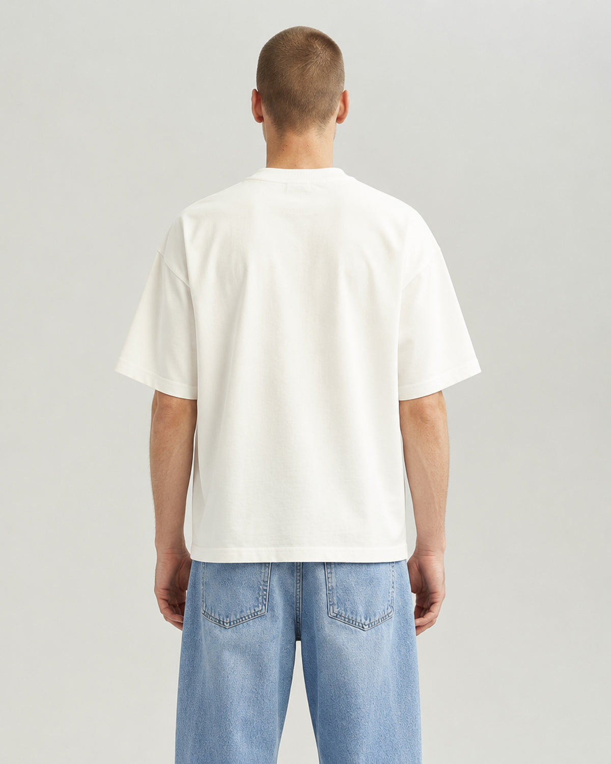 Logo Tee White