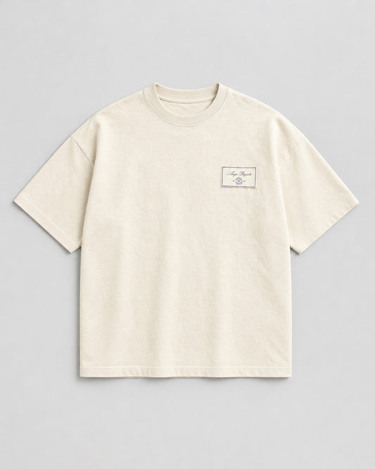 Label Tee Off White
