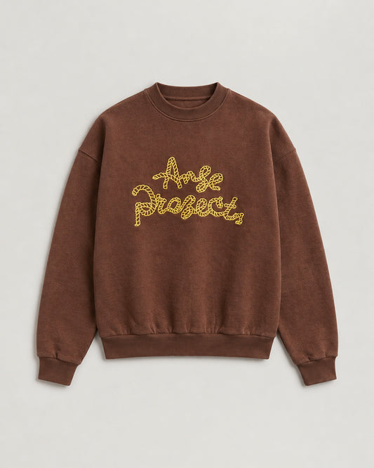Rope Sweater Brown
