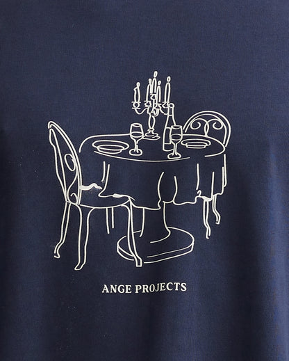 Bistro t-shirt navy
