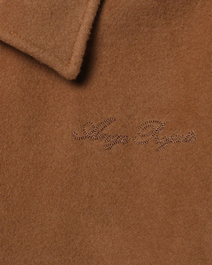 Boiled wool jacket bourbon