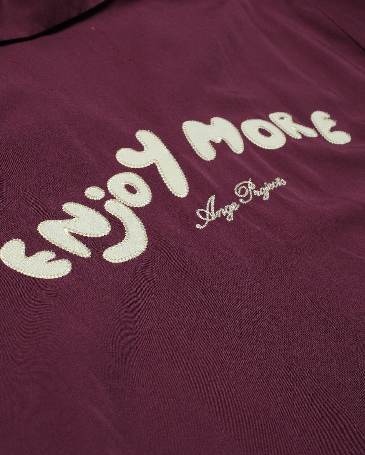 Enjoy more bowling shirt bordeaux