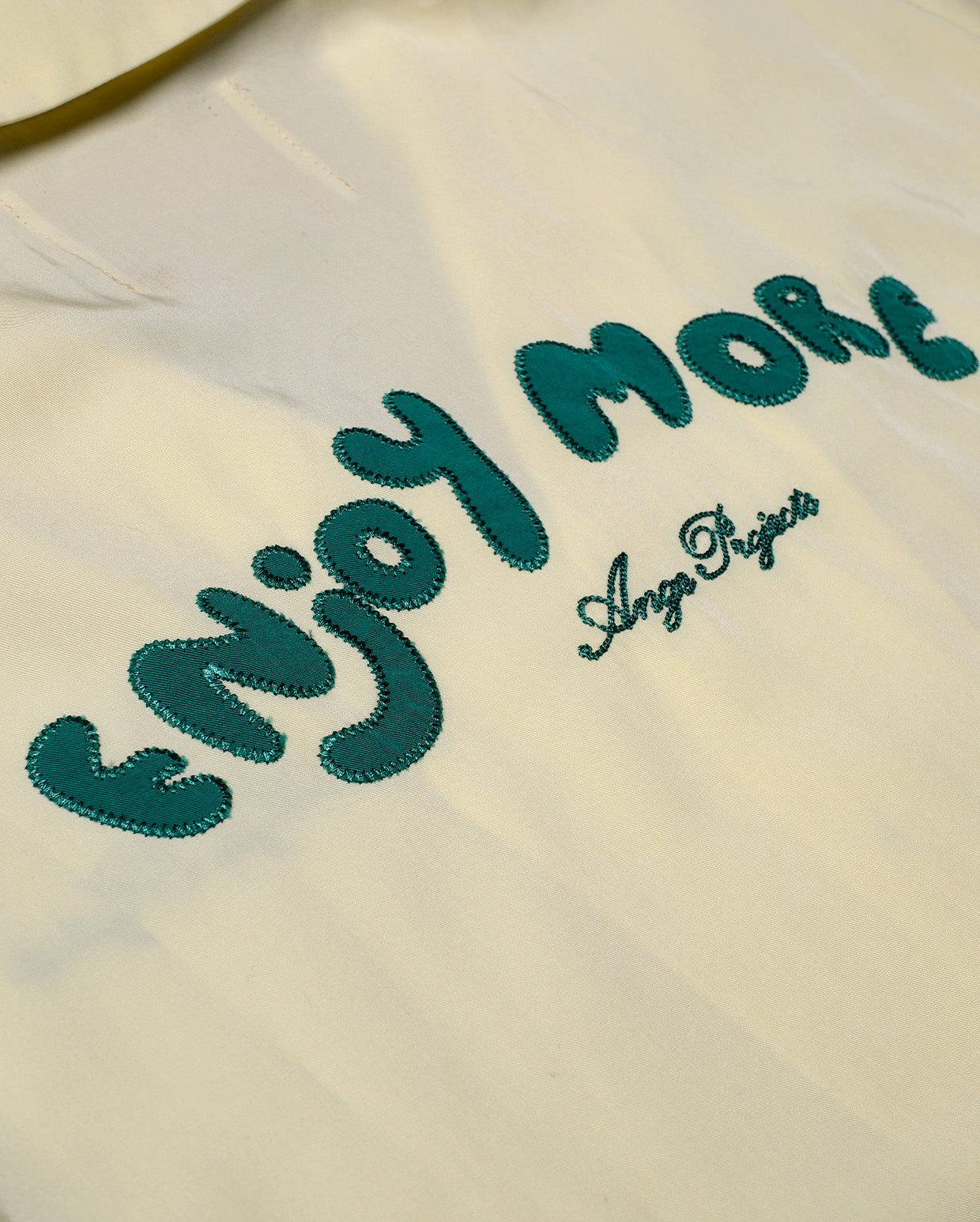 Enjoy more bowling shirt yellow