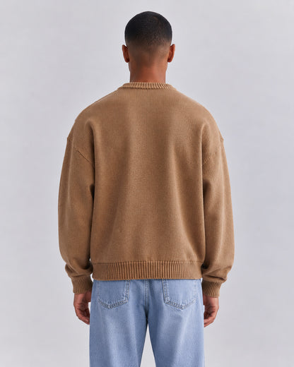 Rope Knit Sweater Brown
