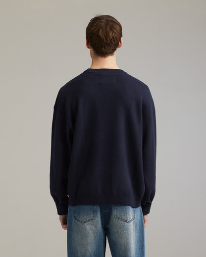 Bistro knit jumper navy
