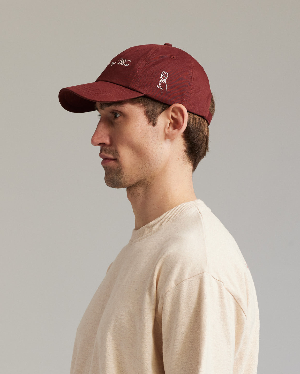 GOW script cap bordeaux