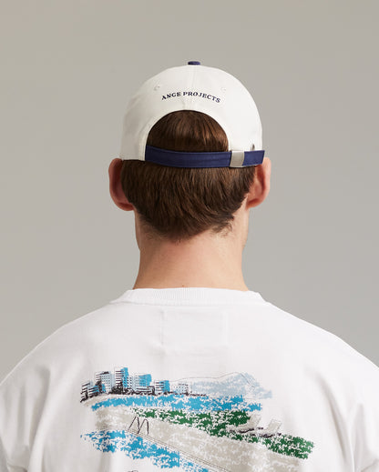 GOW script cap white/navy