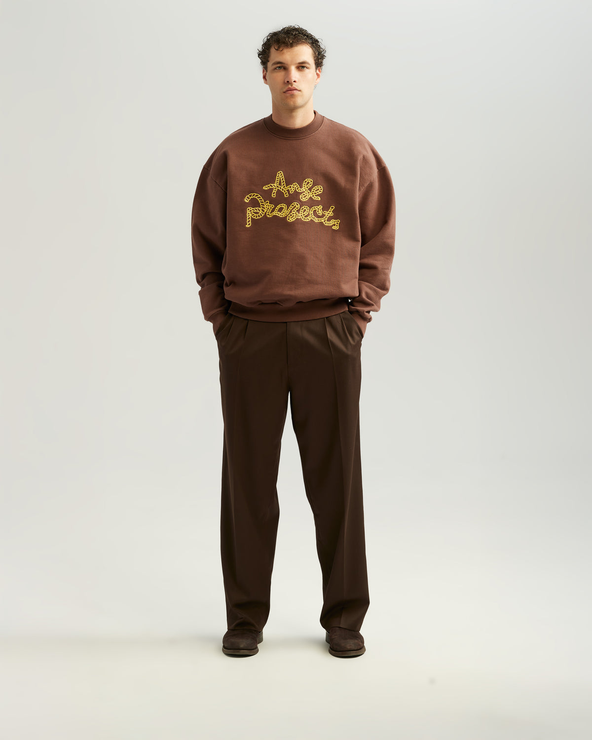 Rope Sweater Brown