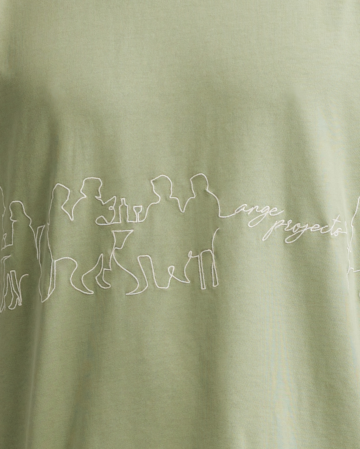 Datenight t-shirt chardonnay green