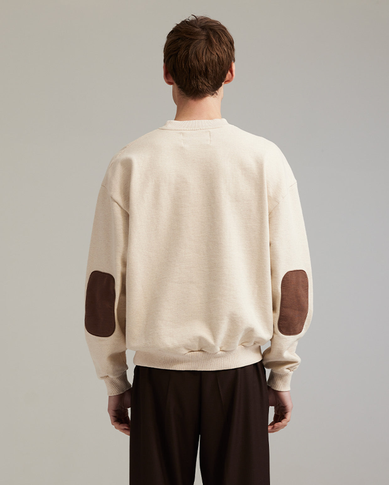 Enjoy more crewneck oatmeal melange