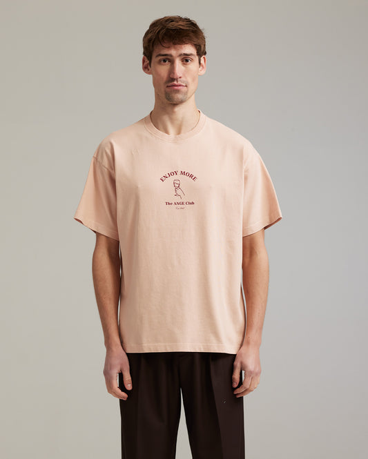 Enjoy more t-shirt dry pink