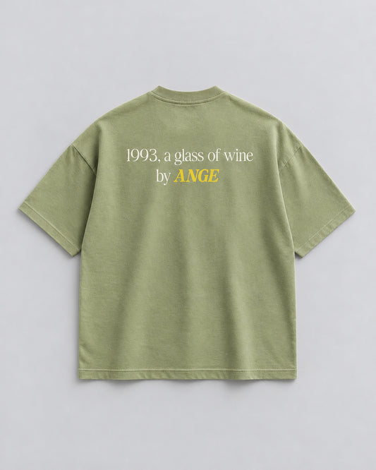 GOW classic t shirt chardonnay green