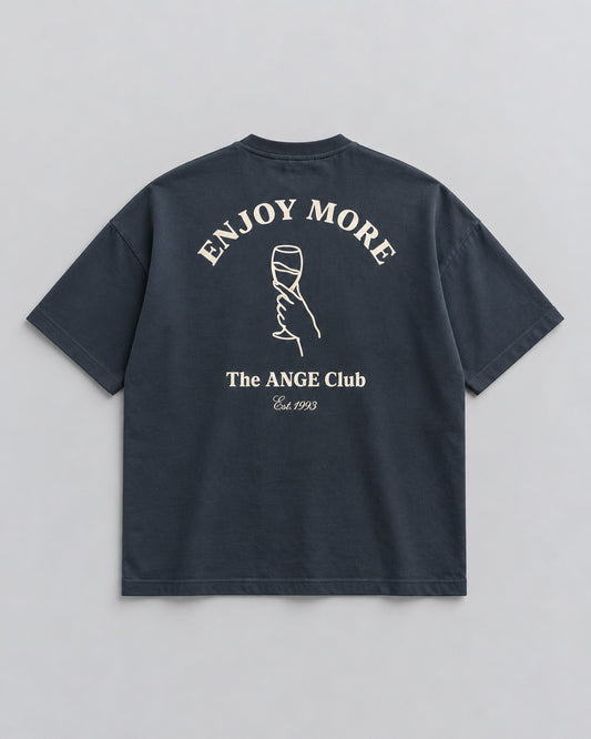 Enjoy More Tee Navy