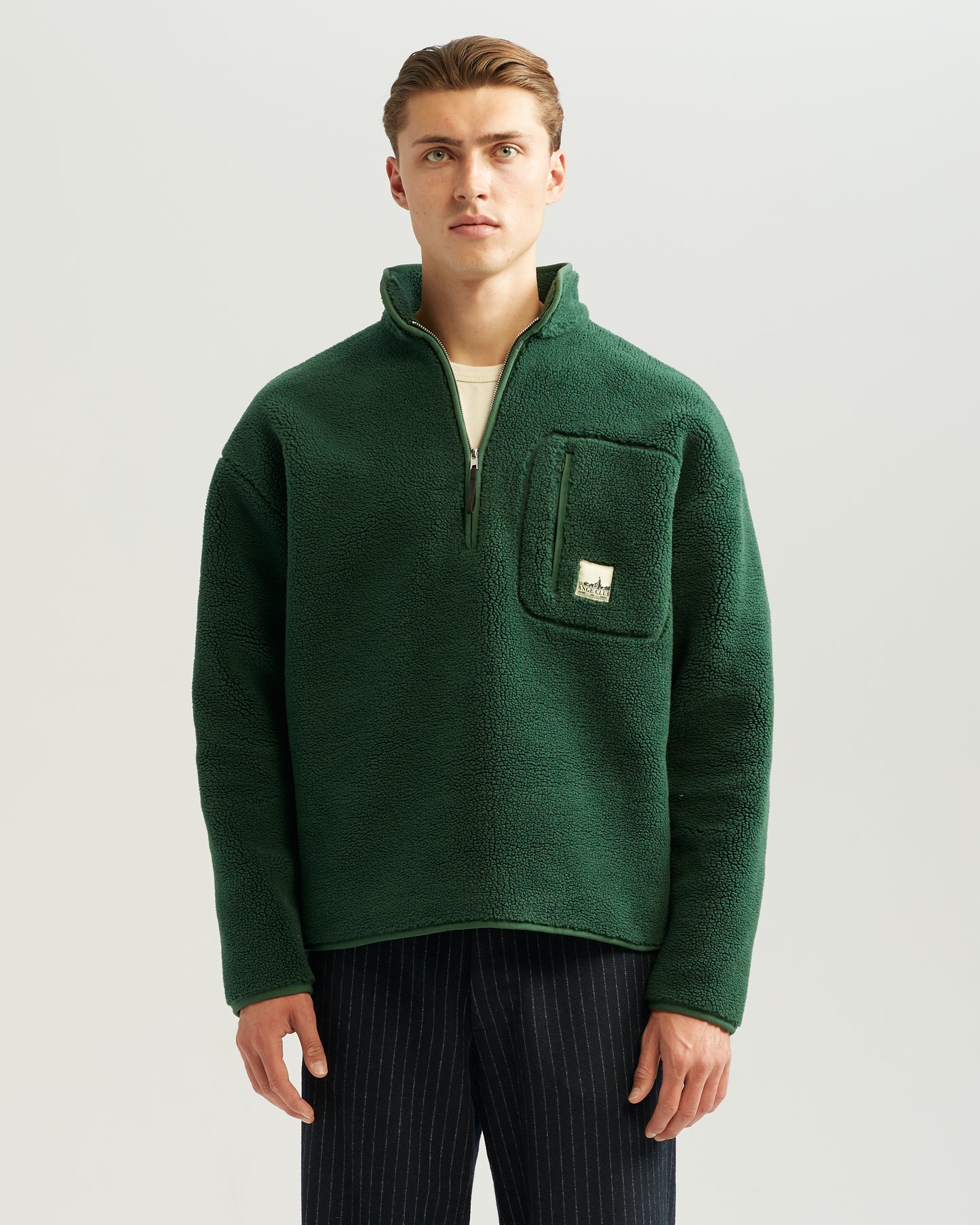 Fleece Half-Zip Green