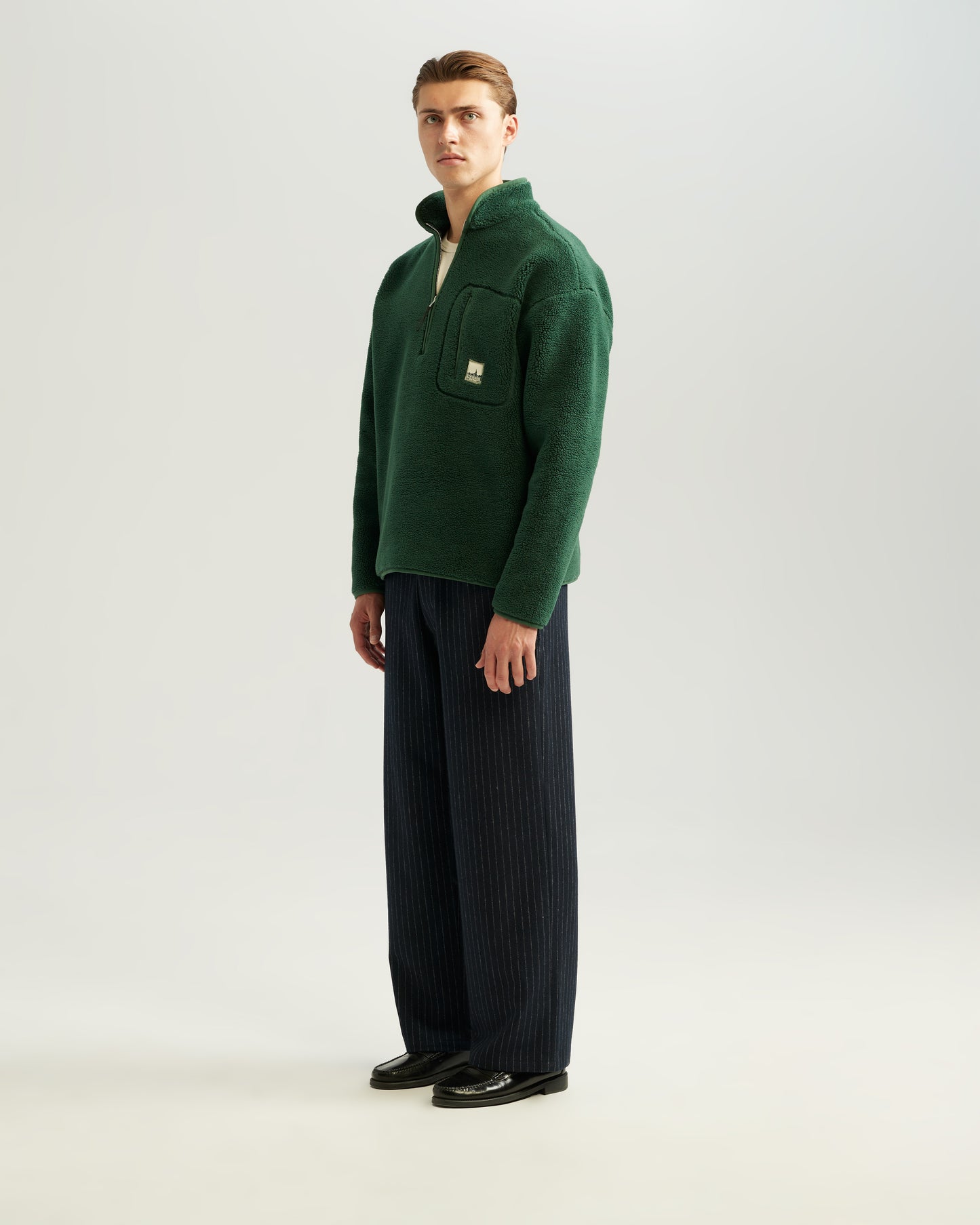 Fleece Half-Zip Green