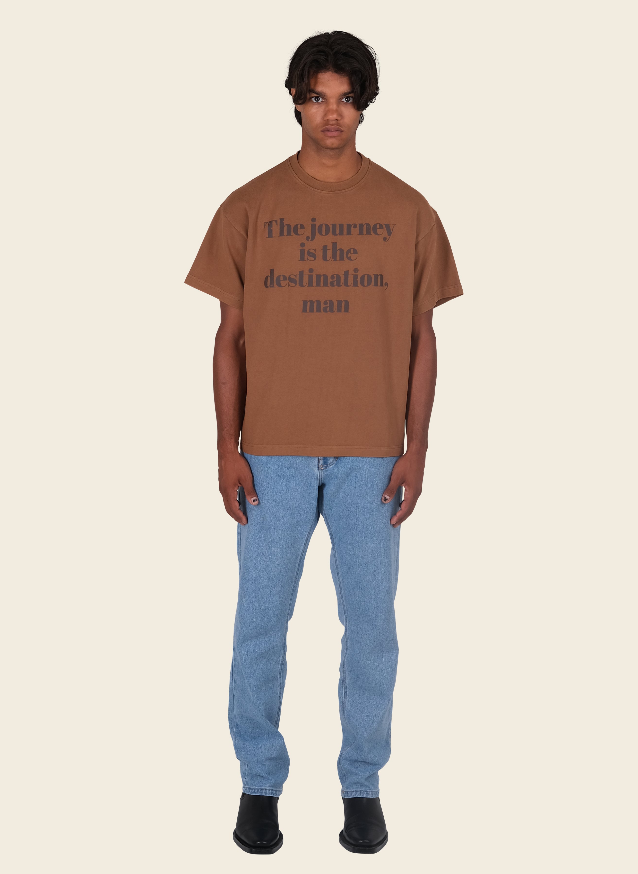 The Journey Tee Brown