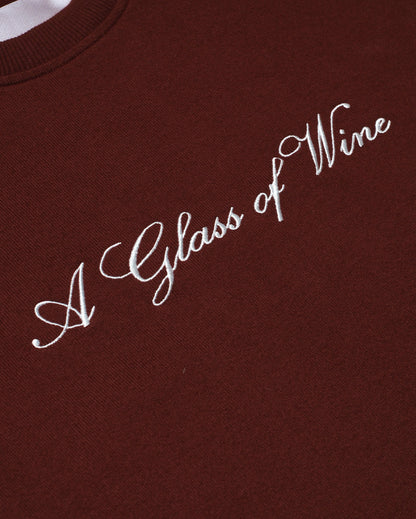 GOW script t-shirt bordeaux