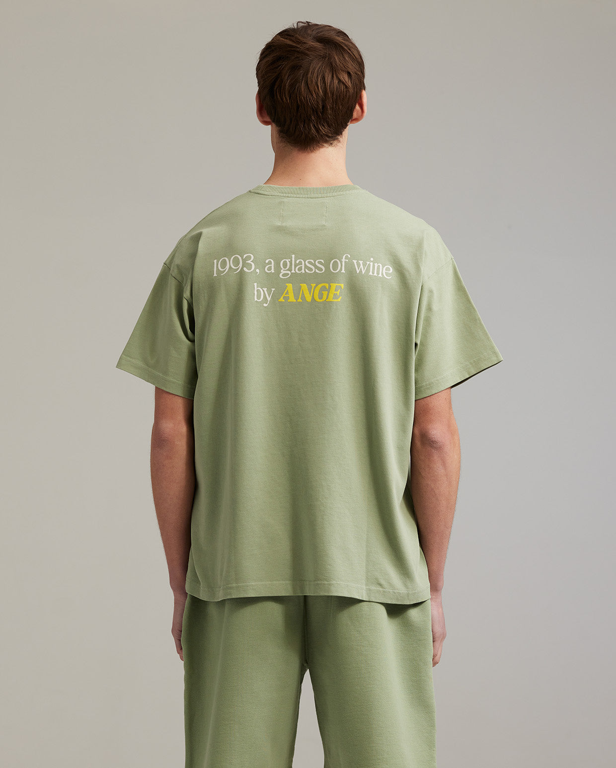 GOW classic t shirt chardonnay green
