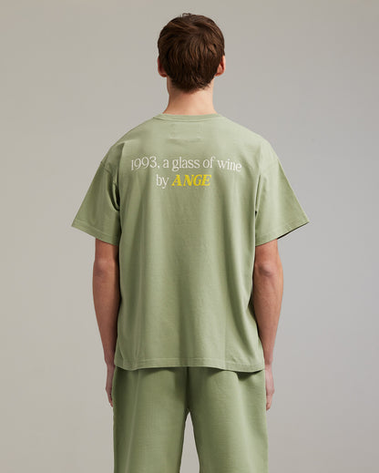 GOW classic t shirt chardonnay green