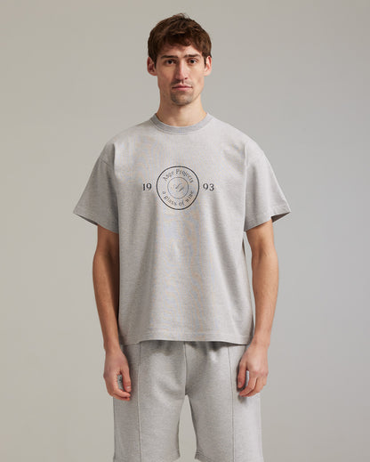 GOW shield t-shirt heather grey