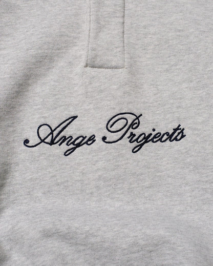 Button script rollneck heather grey